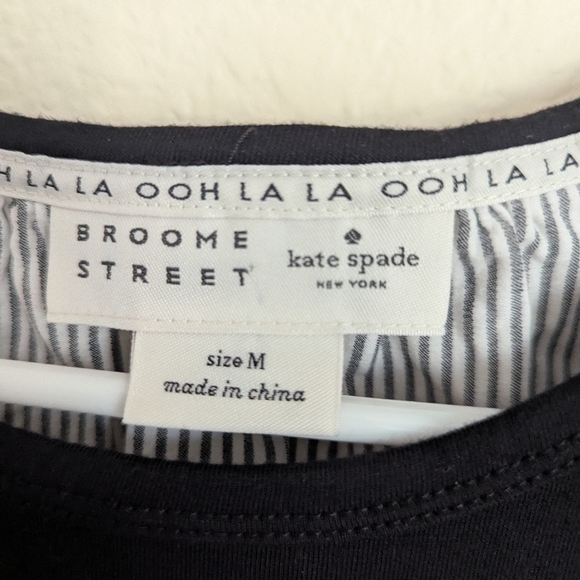 Kate Spade Black and White Knit Top - Picture 5 of 6